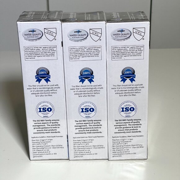 3-PACK Refresh R-9690 Premium Plus LG Kenmore Refrigerator Water Filter, NEW NIB - Picture 5 of 6